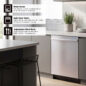 Sharp 24 in. Stainless Steel Dishwasher (SDY6735DNS) General Infographic