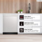 Sharp 24 in. Stainless Steel Dishwasher (SDY6768SMS) General Infographic