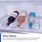 SJB1045SNS included wine rack infographic