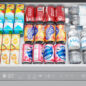 French 4-Door Counter-Depth Refrigerator with Water Dispenser (SJG2254FS) Flex Drawer Filled
