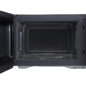 1.1 cu. ft. Black Carousel Countertop Microwave Oven (SMC1161KB) door open