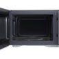 1.1 cu. ft. White Carousel Countertop Microwave Oven (SMC1161KW) door open