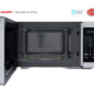 1.1 cu. ft. Mid-Size Countertop Microwave Oven (SMC1169HS)  door open