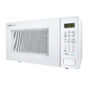 1.4 cu. ft. Sharp White Countertop Microwave (ZSMC1441CW) – left side view