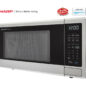 1.4 cu. ft. Sharp Stainless Steel Smart Microwave (SMC1449FS) – left side view