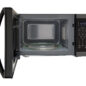1.4 cu. ft. Black Stainless Steel Carousel Countertop Microwave (SMC1452KH) door open