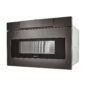 24 in. Black Stainless Steel Microwave Drawer (SMD2470AH) – left side view