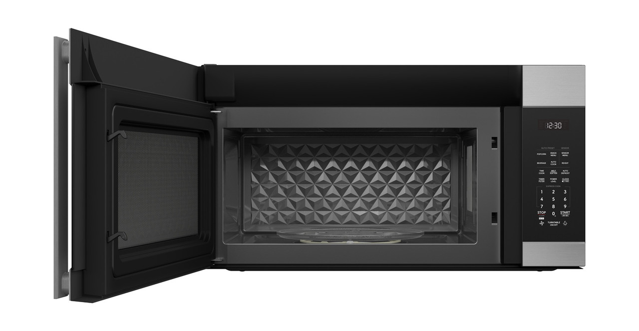 1.7 cu. ft. Over-the Range Microwave Oven (SMO1754JS) head on open