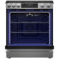 30 in. Gas Convection Slide-In Range with Air Fry (SSG3061JS) head on open