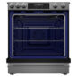 30 in. Electric Convection Slide-In Range with Air Fry (SSR3061JS) head on open