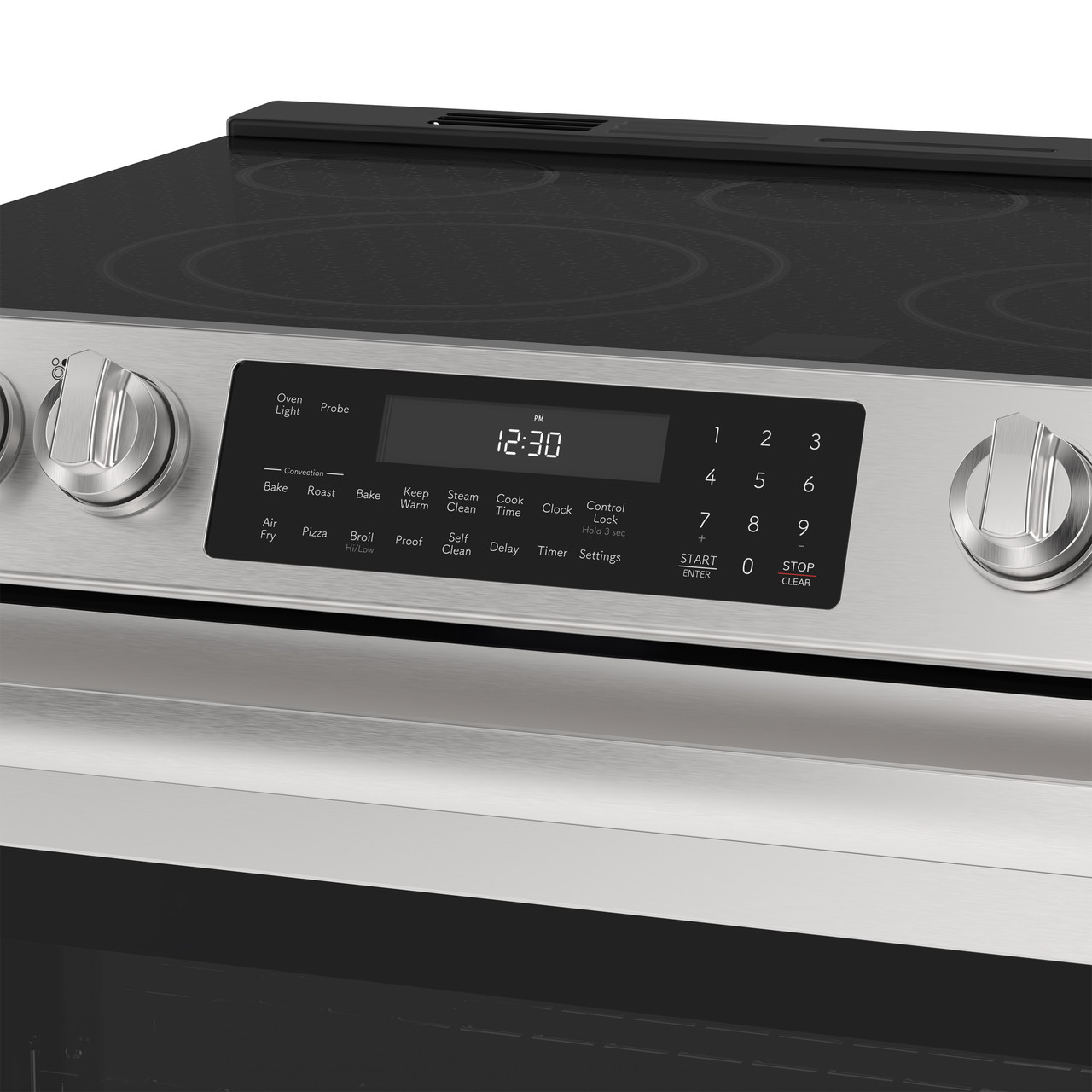 SSR3076SNS 6.3 cu. ft. Slide-in Electric Range Control Panel