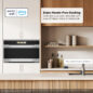 Sharp Celerity™ High-Speed Oven (SWA3099MS) Enjoy hands free cooking infographic