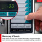Medium-Duty Commercial Microwave Oven with 1000 Watts (R21LCFS) Memory Check Infographic