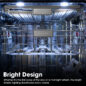 Sharp 24 in. Stainless Steel Dishwasher (SDW6748SNS) Bright LED Interior Infographic