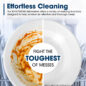 Sharp 24 in. Stainless Steel Dishwasher (SDY6735DNS) Cleaning Infographic