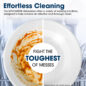 Sharp 24 in. Stainless Steel Dishwasher (SDY6768SMS) Cleaning Infographic
