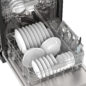 Sharp 24 in. Stainless Steel Dishwasher (SDW6748SNS) Lower Rack Filled
