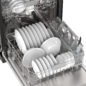 Sharp 24 in. Stainless Steel Dishwasher (SDW6768SMS) Lower Rack Filled