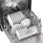 Sharp 24 in. Stainless Steel Dishwasher (SDY6748SNS) Lower Rack Filled
