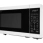 0.7 cu. ft. 700W White Carousel Countertop Microwave Oven (SMC0760KB) drama angle