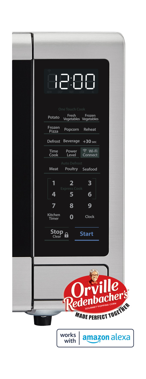 1.1 cu. ft. Sharp Stainless Steel Smart Microwave (SMC1139FS) – control panel