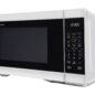 1.1 cu. ft. White Carousel Countertop Microwave Oven (SMC1161KW) drama angle