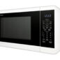 1.4 cu. ft. White Carousel Countertop Microwave Oven (SMC1461KW) drama angle