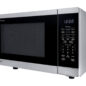 Sharp 1.4 cu. ft. 1100W Stainless Steel Countertop Microwave Oven with Inverter Technology (SMC1464KS) drama angle