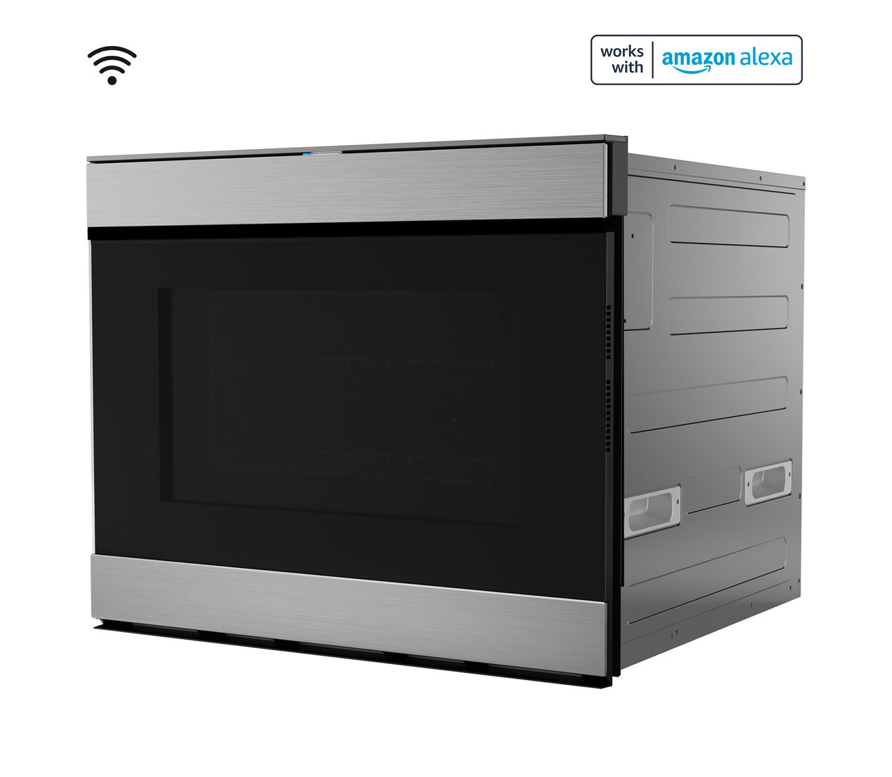 24" Built-In Smart Convection Microwave Drawer Oven (SMD2499FS) Left
