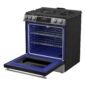 30 in. Gas Convection Slide-In Range with Air Fry (SSG3061JS) left angle open