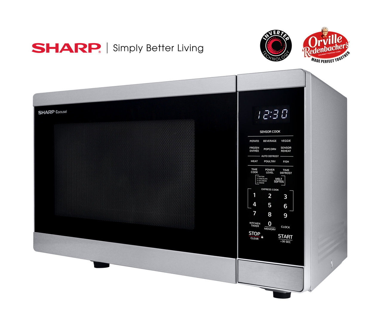 Family-Size Countertop Microwave Oven (SMC1464HS) drama