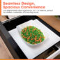 24 in. Smart Microwave Drawer Oven (SMD2479MB) Spacious Interior Infographic