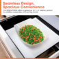 24 in. Smart Microwave Drawer Oven (SMD2479MW) Spacious Interior Infographic