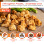Slide-In Range with Air Fry (SSR3061JS) Presets Infographic
