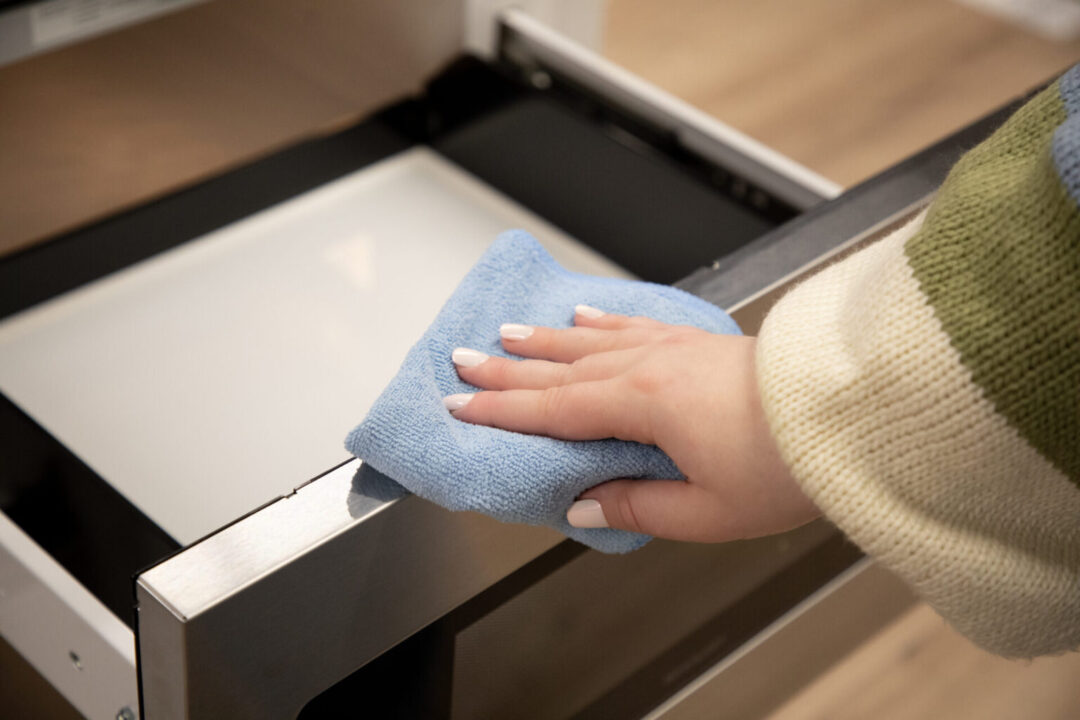 cleaning a Sharp Microwave Drawer Oven