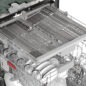 Sharp 24 in. Stainless Steel Dishwasher (SDY6735DNS) Third Rack Filled