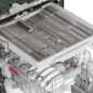 Sharp 24 in. Stainless Steel Dishwasher (SDY6768SMS) Third Rack Filled
