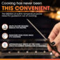 Slide-In Range with Air Fry (SSG3061JS) Temperature Probe Infographic