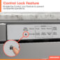 24 in. Built-In Stainless Steel Microwave Drawer Oven (SMD2430MS) Child lock feature infographic