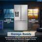 28.9 cu.ft. French 3-Door 36 in. Width Standard Depth Refrigerator with Water Dispenser in Stainless Steel (SJF2955MS) Garage Ready