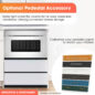 24 in. Smart Microwave Drawer Oven (SMD2479JS) Pedestal Infographic