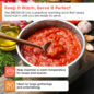 Slide-In Range with Air Fry (SSR3061JS) Warming Zone Infographic