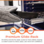 SSR3076SNS 6.3 cu. ft. Slide-in Electric Range Glide Rack Infographic