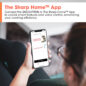 24 in. Smart Microwave Drawer Oven (SMD2479MB) The Sharp Home App Infographic