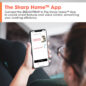 24 in. Smart Microwave Drawer Oven (SMD2479MW) The Sharp Home App Infographic