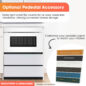 24 in. Smart Microwave Drawer Oven (SMD2479MW) Pedestal Accessory Infographic