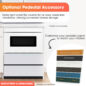 24 in. Smart Microwave Drawer Oven (SMD2479MW) Optional Pedestal Infographic
