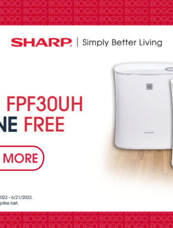 SHARP BOGO Sale for the SHARP FPF30UH Air Purifier June 2023
