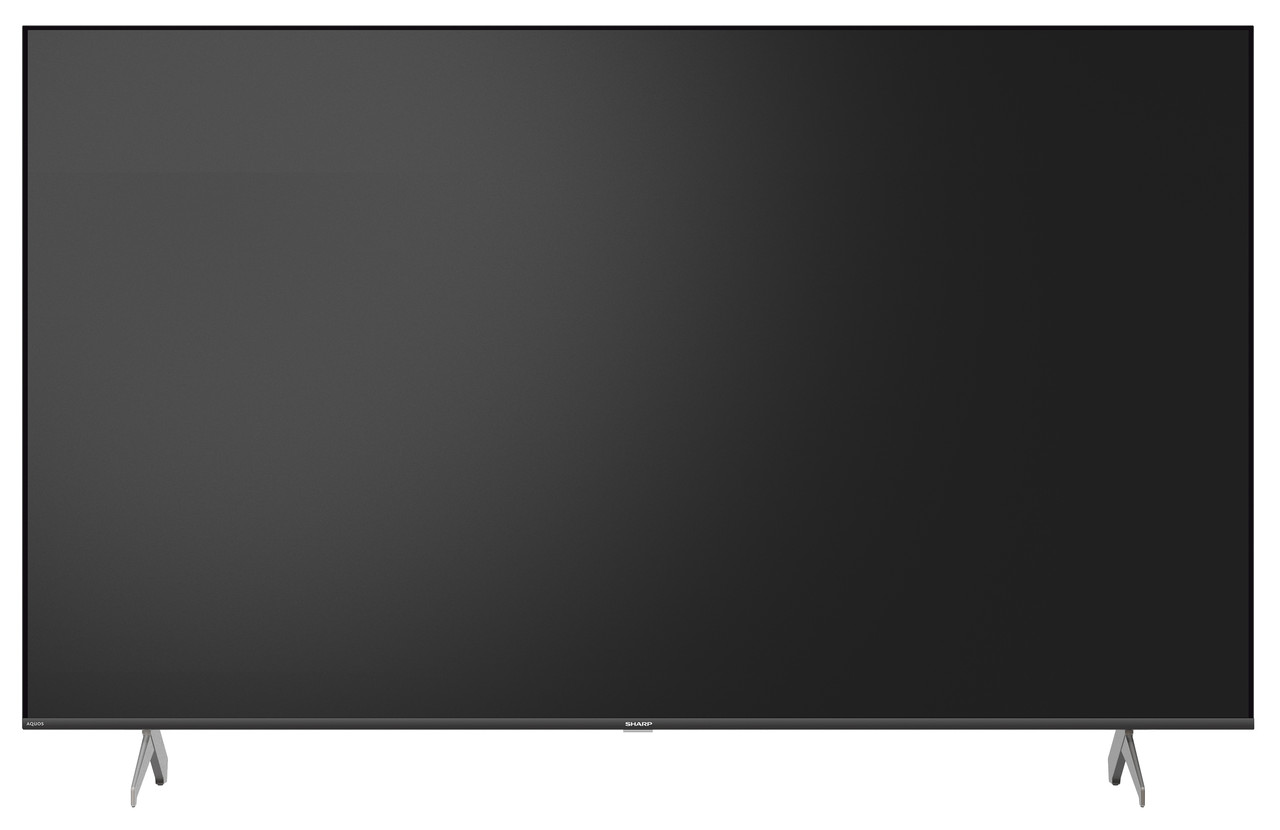 Sharp AQUOS QLED 50” Class (49.5” Diag.) 4K Ultra HD Smart TV (4T-C65HP7050U) Head On Turned off