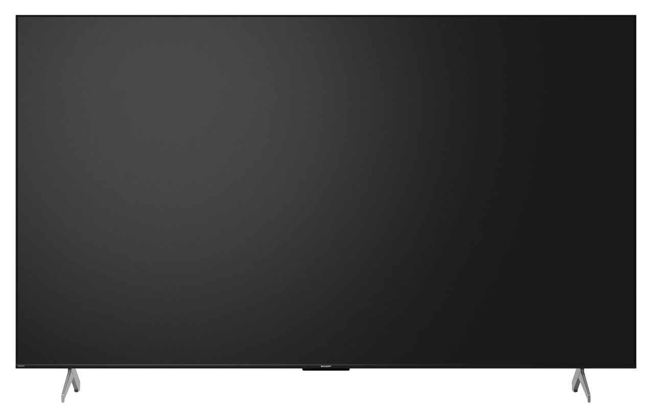 Sharp AQUOS QLED 85” Class (84.5” Diag.) 4K Ultra HD Smart TV (4T-C85HP7050U) Head On Turned Off